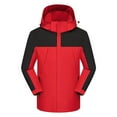 thumbnail image 6 of GEWSEY Women Ski Jacket Waterproof Insulated Winter Snow Coat for Skiing Snowboarding Rain Coats Oversize Unisex (Red, 5XL), 6 of 6