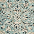 thumbnail image 5 of SAFAVIEH Blossom Frona Floral Wool Area Rug, Blue/Ivory, 6' x 6' Round, 5 of 6