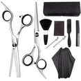thumbnail image 1 of Professional Haircut Scissors Kit for Barber, Salon, Home, 1 of 5