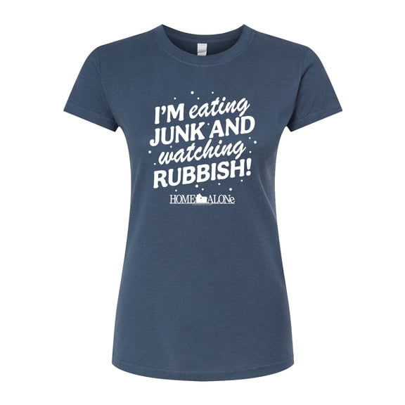 Home Alone - Junk And Rubbish - Juniors Fitted Graphic T-Shirt