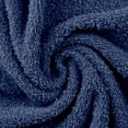 thumbnail image 3 of BNM Eco-Friendly Cotton Washcloth Set of 12, Navy Blue, 3 of 5