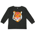 thumbnail image 3 of Inktastic Tiger Head Boys or Girls Long Sleeve Toddler T-Shirt, 3 of 5