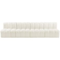 thumbnail image 5 of Meridian Furniture Arc Cream Velvet Modular Sectional, 5 of 8