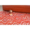 thumbnail image 4 of Furnish My Place Geometric Print Runner Rug - 2 ft. x 8 ft., Rust, Rug with Patterned Design, 4 of 10