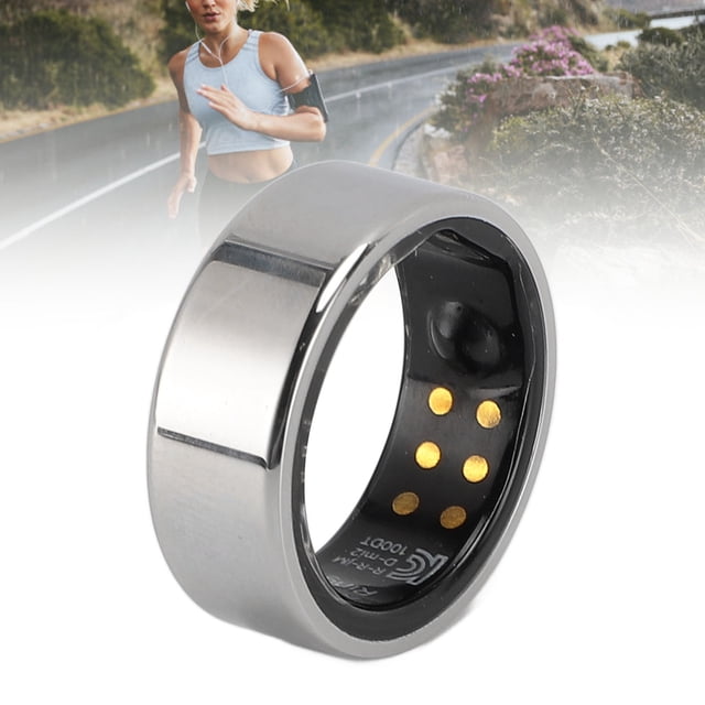 Smart Ring, Metal Pedometer Smart Ring for Present 6,7,8,9,10