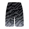thumbnail image 4 of COSFO Men Swim Shorts Quick Dry Gradient Casual Summer Board Shorts Elastic Waist Drawstring Stretch Breathable Loose Fit Swimwear, 4 of 5