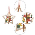 thumbnail image 3 of Colgante de madera para árbol de Navidad, regalo para niños, decoración navideña para el hogar, 3 of 5