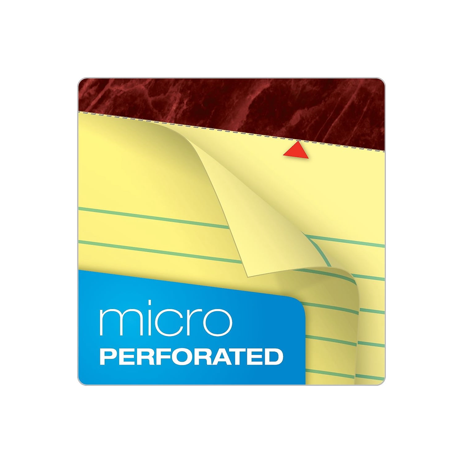 TOPS, TOP20032, Gold Fibre Premium Rule Writing Pads - Letter, 4 / Pack