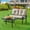 Beige, variant on Gymax 2PCS Patio Loveseat & Table Set Conversation Sofa Set w/ Beige Cushions