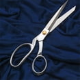 thumbnail image 1 of 8.5 Inch Heavy Duty Fabric Scissors, Stainless Steel Sewing Shears for Tailors, Dressmakers & Crafts (Silver), 1 of 5