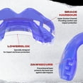 thumbnail image 3 of SAFEJAWZ Sports Mouth guard for Braces, One Size Re-Mouldable Mouthguard with Case (Ice Blue), 3 of 7