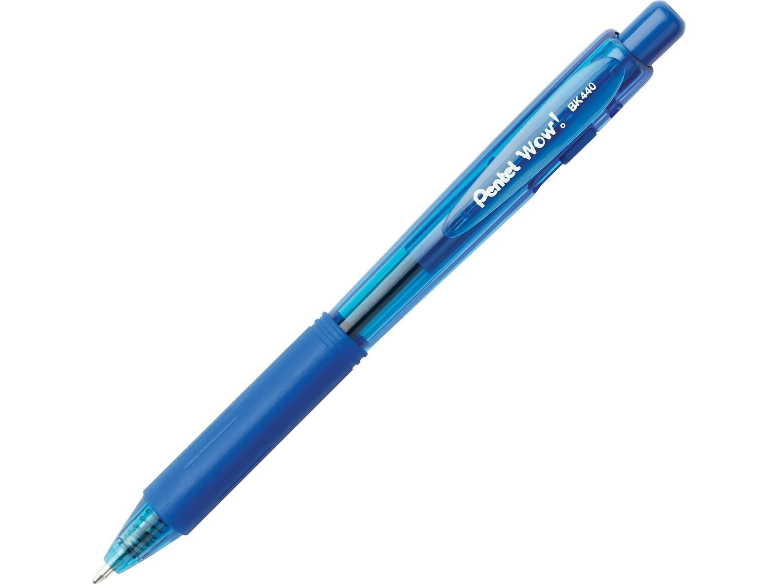 Pentel WOW! Retractable Ballpoint Pens Medium Point Blue Ink 712134