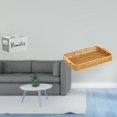 thumbnail image 2 of Organizador de almacenamiento de escritorio,Soporte para control remoto de TV de madera,Organizador remoto con 2 compartimentos,Cestas de almacenamiento,Cestas de almacenamiento de cocina, 2 of 8