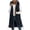 A01_Black, variant on Womens Winter Puffer Vest Coat Vest Long Sleeveless Winter Fall Coats Puffer Jacket Sleeveless Hooded Jackets Long Zip Up Down Coats Packable with Hood Lightweight Parkas