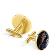thumbnail image 3 of Owl Stylish Men's Cufflink Set for Formal Attire, Made of Stainless Steel, for Business Meetings, 3 of 6