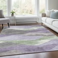 thumbnail image 5 of Dalyn Rugs Machine Washable Indoor/Outdoor Chantille Purple 9' x 12' Rug, 5 of 9