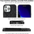 thumbnail image 2 of HCTian Wallet Case Compatible with iPhone 15 6.1" - Lattice Leather Case Card Slot RFID Blocking Kickstand Magnetic Button Shockproof Stand Cash Pocket Cover for iPhone 15 6.1", 2 of 7
