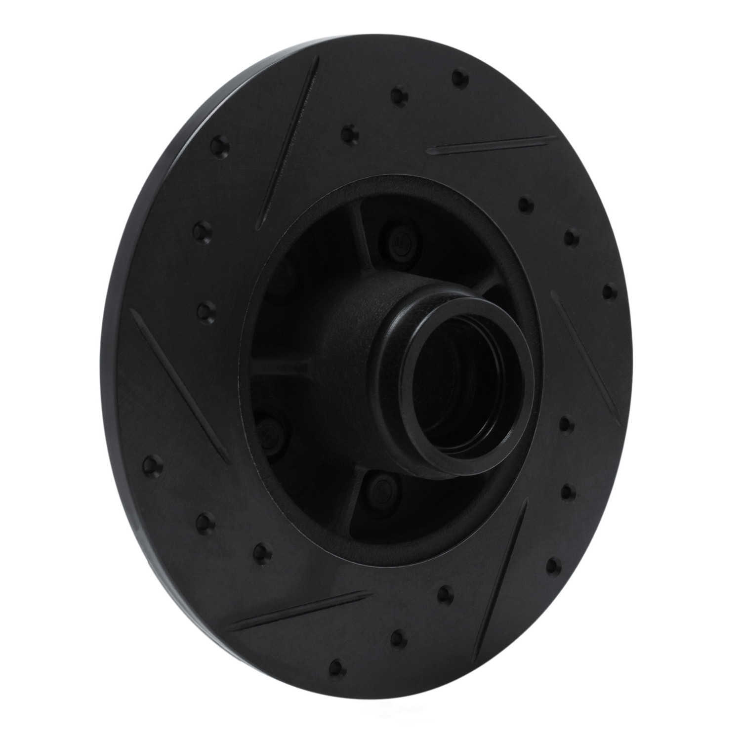 Dynamic Friction Company 633-52002R DFC Brake Rotor - Drilled And Slotted - Black
