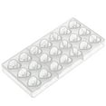 thumbnail image 1 of Herramienta Policarbonato Caramelo Chocolate PC Molde para pasteles DIY en forma de corazón, 1 of 8