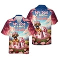 thumbnail image 3 of My Dog Is My Valentine Cute Rhodesian Ridgeback in Gift Box Hawaiian Shirt Breathable Summer Unisex Merch Ridgebacks Dog Lover Gifts - 03006, 3 of 6