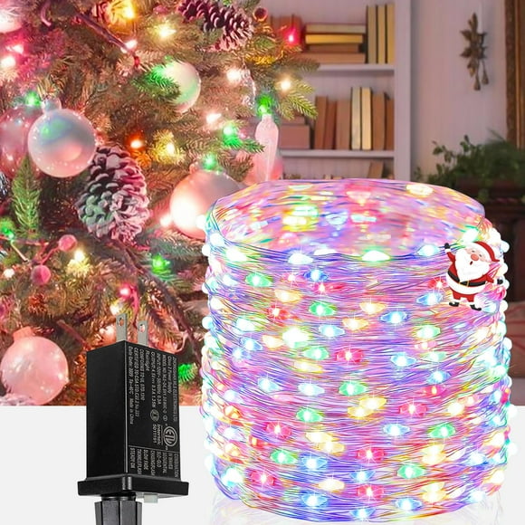 Fairy Lights BHCLIGHT, 66 pies, 200 LED, impermeables, multicolor