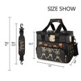 thumbnail image 3 of FORMRS Insulated Cooler Bag 24 Cans Capacity Soft Leakproof Lunch Box with Side Pockets, Black Halloween Dancing Skeleton, 3 of 7