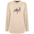 thumbnail image 2 of Women's Levelwear Khaki New York Mets Oversized Beaudry Sizzle Top, 2 of 3