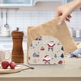 thumbnail image 6 of Standing Dining Table Napkin Holder, Napkin Holder for Table Kitchen Acrylic Paper Tissue Organization, Santa Claus Presents and Houses, 6 of 8