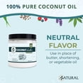 thumbnail image 6 of Organic Coconut Butter - 100% Extra Virgin Unrefined Cold-Pressed Coconut Oil, Food & Therapeutic Grade, 8 oz, 6 of 10