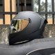 thumbnail image 3 of Accesorios para motocicletas Capacete de moto Casco de motocicleta con certificación DOT Lentes dobles Protección UV Para hombres y mujeres 702, 3 of 5