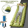 thumbnail image 2 of Henotian Tapete para Dormir para Acampar, Tapete para Acampar Ultraligero con Almohada, Tapetes para Dormir Inflables con Bomba de Pie Incorporada, Compacto para Acampar, Mochilero, Senderismo, Tienda de Campaña, 2 of 8