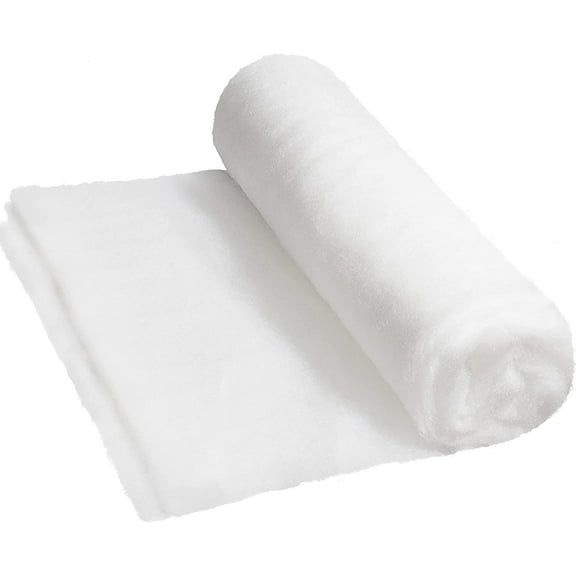 Christmas Snow Blanket Roll Soft Thick Artificial Snow Sheets Christmas Detcor, Cotton Fabric Under The Xmas Tree for Holiday Decor and Winter Displays Christmas Table Decorations-3*8FT