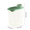 thumbnail image 3 of WZXPWT Rice Storage Container, Large Capacity Rice Barrel for Dry Food, Sealed Food Grade Rice Box for Kitchen Organization, Stackable Rice Tank for Flour and Oatmeal, 3 of 6