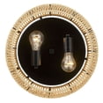 thumbnail image 5 of Golden Lighting Marlee 2-light Flush Mount in Matte Black, 5 of 10
