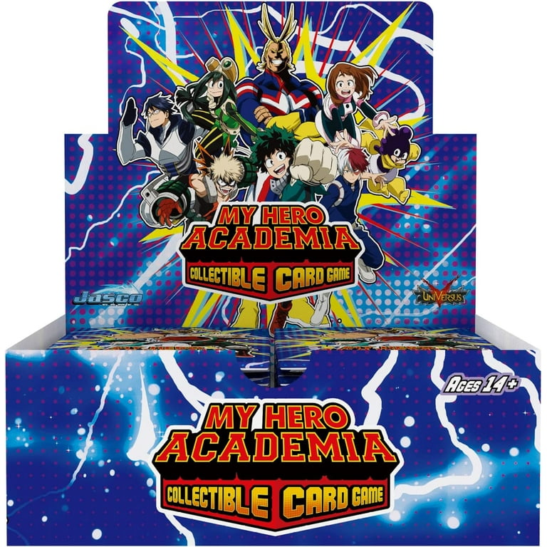 Jasco Games My Hero Academia Booster Box, 24 Packs, 145 Cards