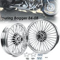 21x3.5 18x3.5 Fat Spoke Wheels for Harley Touring Bagger Electra Glide