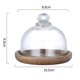 thumbnail image 5 of Mini soporte multifuncional para servir postres, plato para pasteles con tapa tipo domo, plato para pasteles, hoteles (4 piezas), 5 of 5
