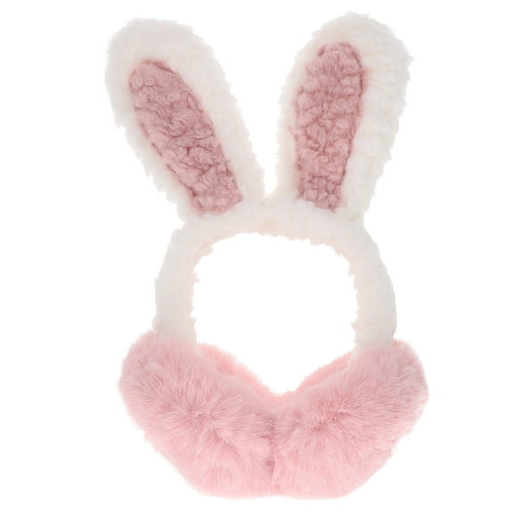 Lovely Rabbit Ear Earmuff Autumn Winter Little Girl Ear Warmer Comfortable Warm Ear Muff