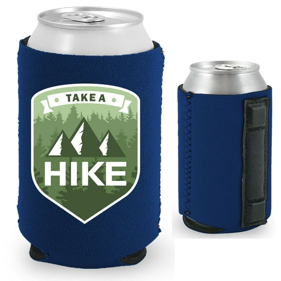 Take A Hike Magnetic Can Coolie (Navy)
