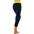 thumbnail image 5 of ToBeInStyle Women's Comfy Capri Yoga Pants with Criss-Cross Design, 5 of 7