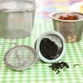 thumbnail image 2 of 1Set Stainless Steel Filter Tea Infuser Silver Round for Cooking Enthusiasts, 2 of 8