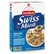 Familia Swiss Muesli Cereal 21oz - Protein Crunch with Superseeds & Honey (21 Ounce, Pack of 1)