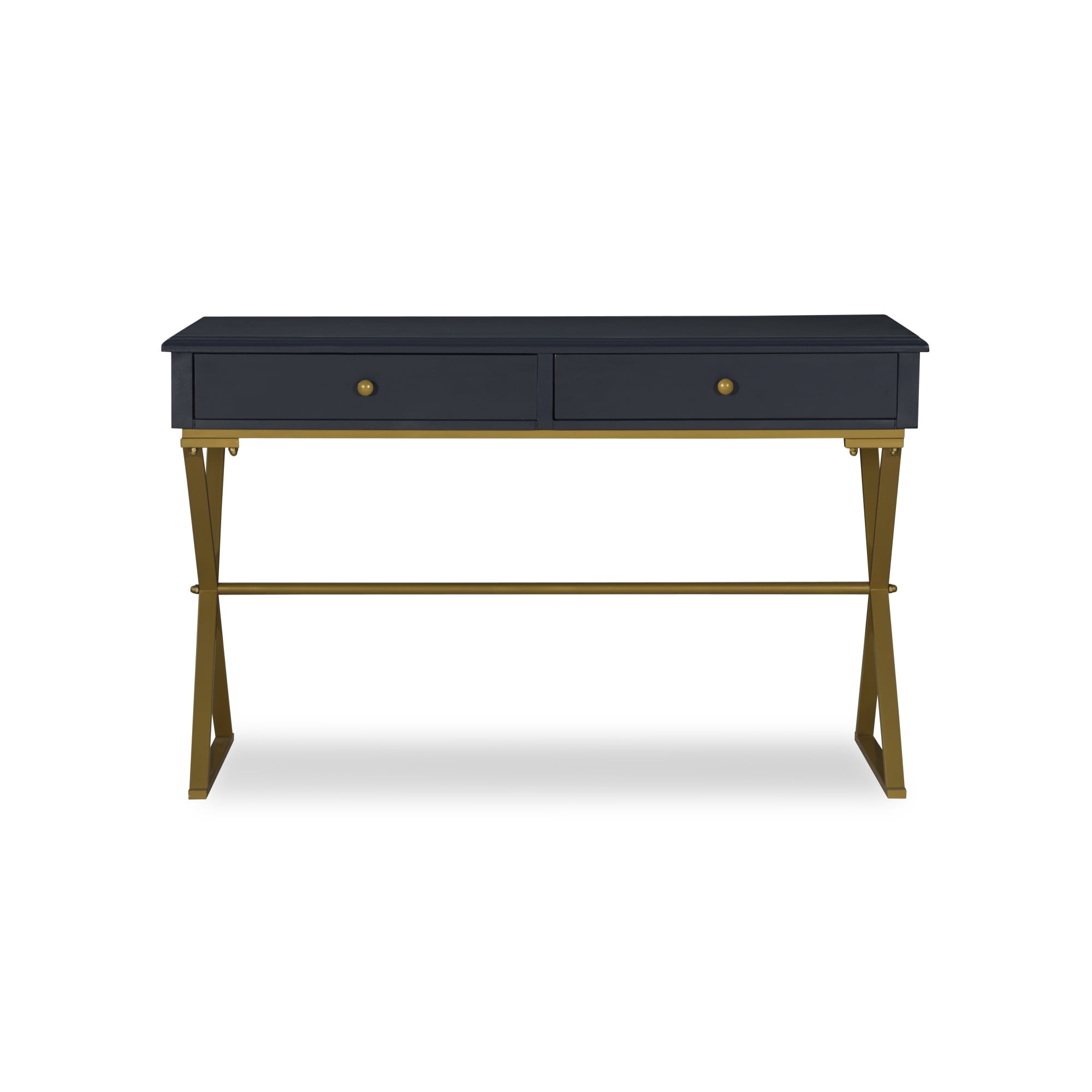 Teal and Gold Writing Bureau Desk Custom Order 