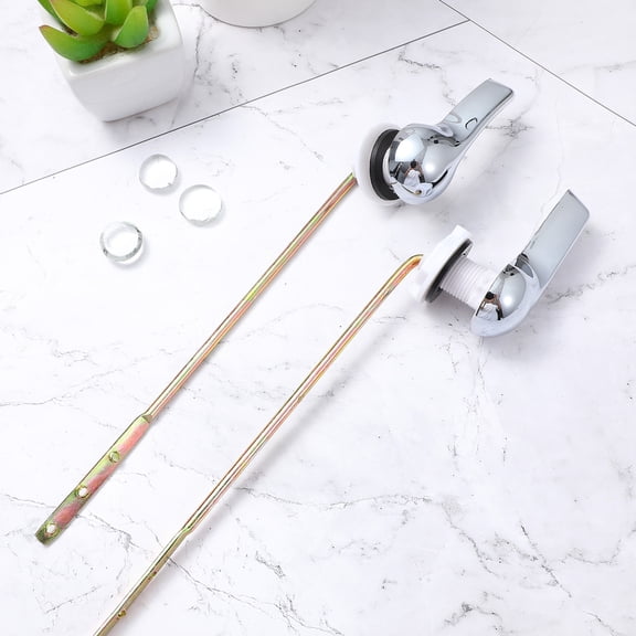 FENGGUIQU 4Pcs Metal Toilet Tank Wrench and Flush Lever Handle Universal Fit for Bathroom Toilet Accessories