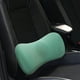 thumbnail image 1 of Cojín de soporte lumbar ergonómico, espuma con memoria, respaldo de silla de oficina, verde matcha y gris, 1 of 4