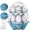 BLUE, variant on 3-in-1 Electric Egg Cooker for Hard Boiled Eggs, Poacher Eggs, Omelet Maker & Vegetable Steamer, Holds 7