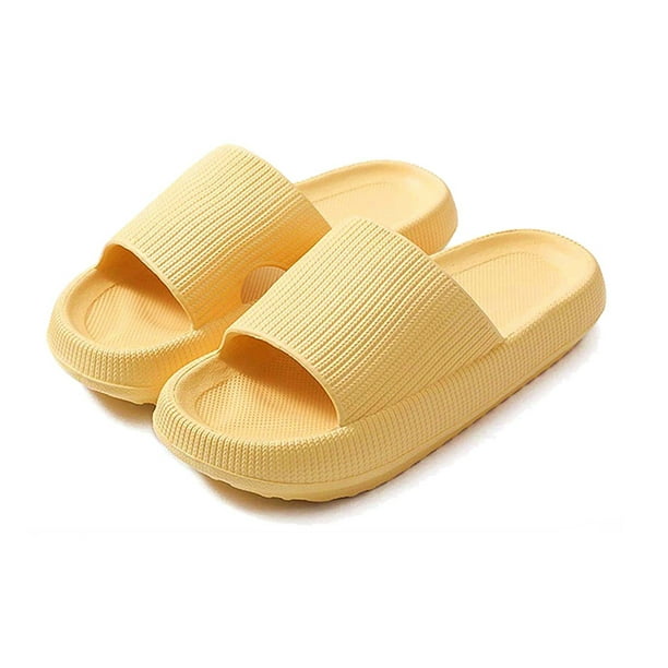 banjo vluchtelingen rand Shower Shoes Slides Sandals Women Men House Slippers, Size W 10-11, M  8.5-9.5, Yellow 42-43 - Walmart.com
