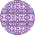 thumbnail image 1 of Ahgly Company Machine Washable Indoor Round Transitional Mauve Purple Area Rugs, 6' Round, 1 of 7