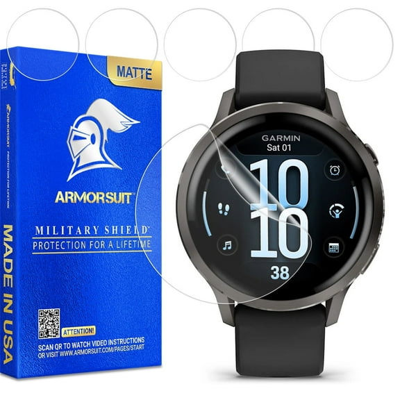 ArmorSuit 6 Pack for Garmin Venu 4 (41mm) Anti-Glare Screen Protector MilitaryShield Matte Film - Made in USA