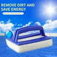 thumbnail image 4 of Yuedong Portable Hot Tub Spa Soft Cleaning Brushes Scum Sink Swimming Pool Rectangle Scum Line Waterline Scrubber Cleaner with Handle Pool Wall Scrubbing Tool Supplies, 4 of 10